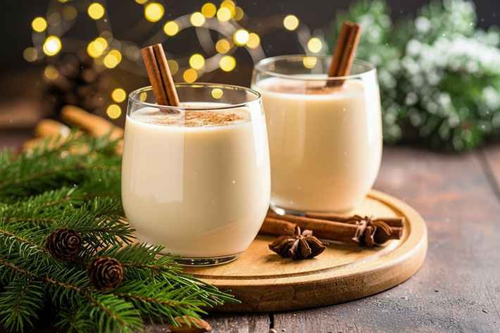 Eggnog & Cocktail Rezepte für Weihnachten und Silvester