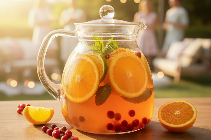 Bowle mit Sekt - der Party-Klassiker