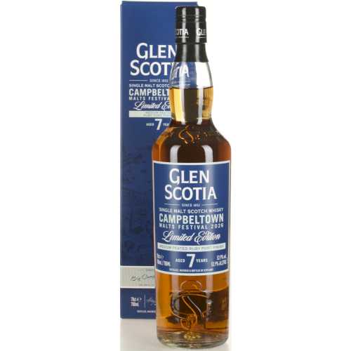 Glen Scotia 7 Years Medium Peated Ruby Port Finish 53,9% 0.70