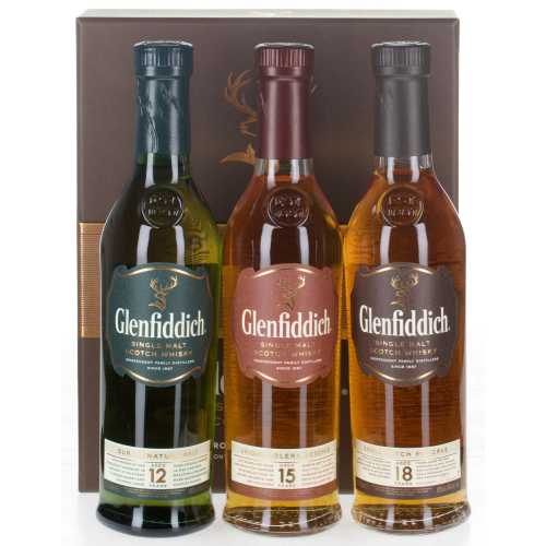 Glenfiddich 3er Set 40% 0.15