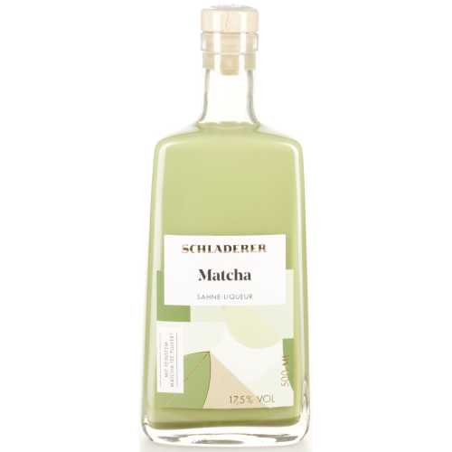 Schladerer Matcha Sahne-Liqueur 17,5% 0.50