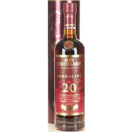 Ron Centenario Fundacion XX Años 750mL◇ Ron Centenario Fundacion 20 Aniversario Costa Rican Rum 750ml